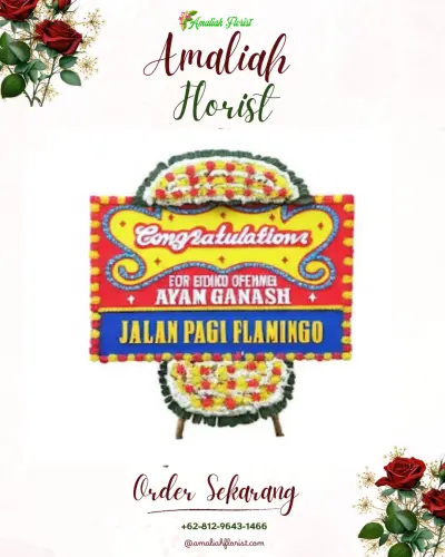 Bunga Papan Congratulation di Sukaresik